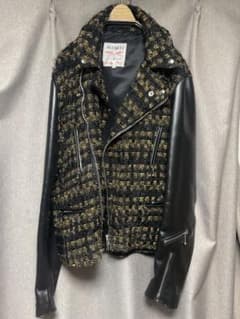 Lewis Leathers CHANELツイード ダブルライダースジャケット Lewis Leathers CHANELツイード ダブルライダースジャケット - メルカリ
