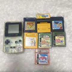 Nintendo Game Boy Color 本体 クリア ソフト7本セット - メルカリ
