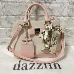dazzlin ショルダー ハンドバッグ 2way リボン 定期入れ付きのサムネイル