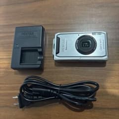 PENTAX Optio W60 防水 デジタルカメラ デジカメ シルバー - メルカリ