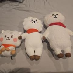 BT21 RJ BTS 봉제인형 3점 세트