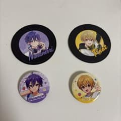 すとぷり ななもり・るぅと 缶バッジ コースターセット - メルカリ