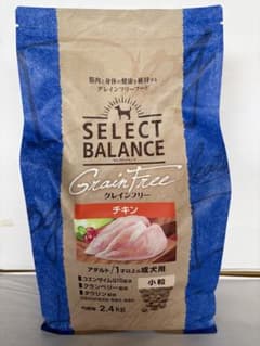 セレクトバランス グレインフリー アダルトチキン 小粒 2.4kg - メルカリ