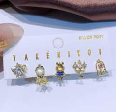 [Disney 디즈니/프린세스] 미녀와 야수 벨 피어스 세트
