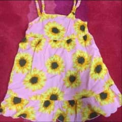 90cm♡ひまわり柄ワンピースのサムネイル