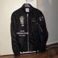 sacai UNDERCOVER ブルゾン　MA-1 サカイ　アンダーカバー sacai UNDERCOVER ブルゾン MA-1 サカイ アンダーカバー - メルカリ