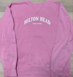 希少 BEACON POINT ピンクスウェット XL HILTON HEADのサムネイル