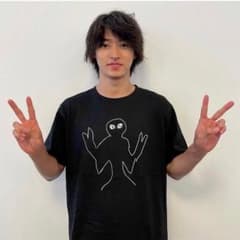 山﨑賢人デザイン☆宇宙人Tシャツ☆ - 4