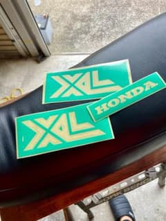 レストア補修に！ホンダXL250R MD03 マスキングデカールセットシート用
