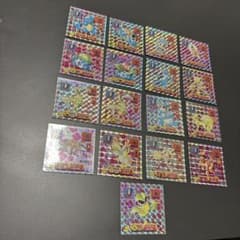 ポケモンシール烈伝 改 キラ ホロ17枚セット➕1ミュウのサムネイル