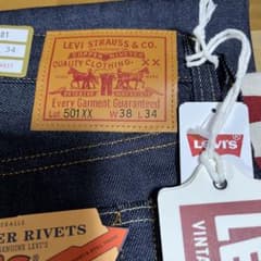 1937モデル【w38L34】LEVI'S 501XX リジット 1937モデル【w38L34】LEVI'S 501XX リジット - メルカリ