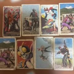 昭和レトロ メンコ 仮面ライダー 怪物くん ドラえもん　45枚位のサムネイル