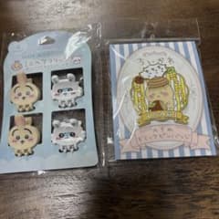 ちいかわ ミニヘアクリップ・大きめギミックピンバッジ セット