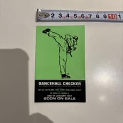 DANCEHALL CHECKER 1999年 告知ステッカーのサムネイル