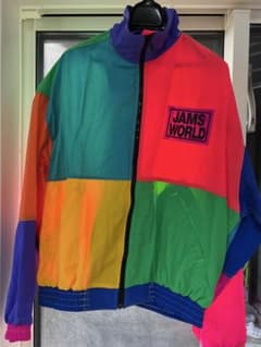 JAMS WORLD マルチカラー ナイロンジャケットのサムネイル