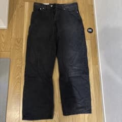 H&M BAGGY デニムパンツ ブラック 28/30のサムネイル