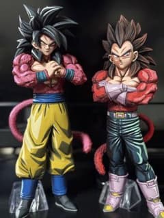 ドラゴンボールGT 超サイヤ人4 孫悟空 ベジータ フィギュア　リペイントのサムネイル