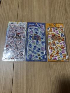 ひ*♡様 （正規品）プチドロップステッカー3枚セット　101 スティッチ くまののサムネイル