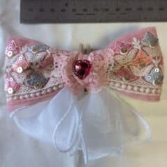 インド刺繍リボンのポニーフックのサムネイル