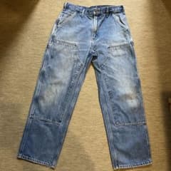 Carhartt ダブルニー デニム 34x30 B73 DSTのサムネイル