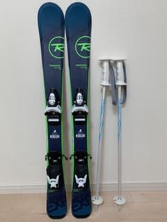 ROSSIGNOL Exp.PRO 92 スキー板ストックセット キッズ - メルカリ