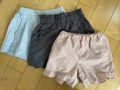 夏半ズボン 3点セット 120のサムネイル