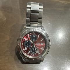 SEIKO クロノグラフ 50M レッドダイヤルのサムネイル