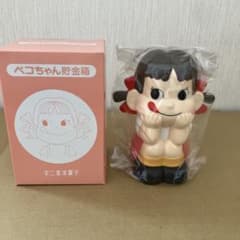 不二家 ペコちゃん 貯金箱 - メルカリ