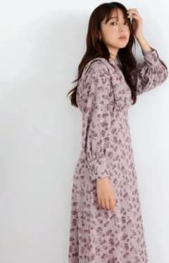 NATURAL BEAUTY BASIC フロッキーワンピースのサムネイル
