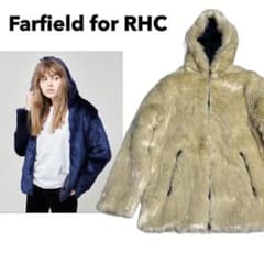 Farfield for RHC ロンハーマン別注 ファー ジャケット パーカー