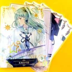 美少女TCG 女神物語 東方Project 東風谷早苗 SSR 他、5枚セット - メルカリ