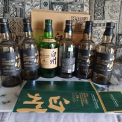 山崎 18年 空瓶5本 ＋白州18年空瓶1本＋空箱1箱 - メルカリ