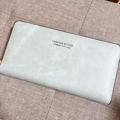 処分価格　FOREVER YOUNG 長財布　ミントグリーンのサムネイル