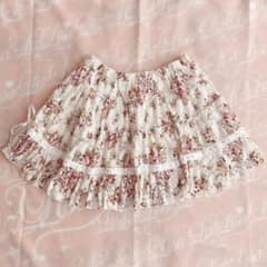 LIZ LISA リズリサ ミニスカート 薔薇の花柄 アイボリー 新品 m36728752028_1.jpg?1752819936