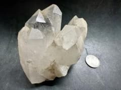 【再値引6→2千】水晶（鉱物、原石、鉱物標本、クウォーツ）のサムネイル