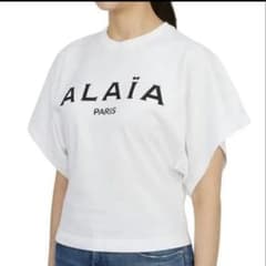 ALAIA アライア ロゴプリント Tシャツ ホワイト　38