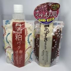 【未開封】酒粕パック &あずきスクラブセットのサムネイル