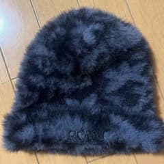 ROXY ファー仕上げ ニット帽 ニットキャップのサムネイル