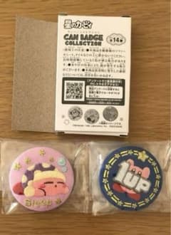 【新品】星のカービィ 刺繍缶バッジ 2点セットのサムネイル