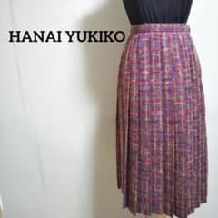 【HANAI YUKIKO】マダム花井 ウールチェック柄ヴィンテージスカート9号のサムネイル