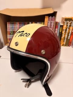 TT&COスーパーマグナム クロームトリム レッド 乗車用規格ヘルメット箱