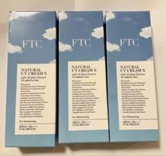 FTC ナチュラルUV クリームX SPF50+ 3個 - メルカリ