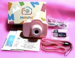 2000円→999円★★【訳あり】MiNiPiC ミニピク キッズカメラ ピンクのサムネイル
