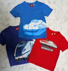 3枚セット　ポポンデッタ Tシャツ 110 新幹線 車両