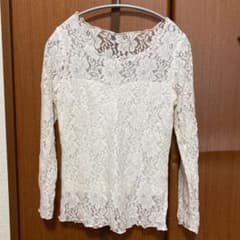 レース トップス カットソーのサムネイル