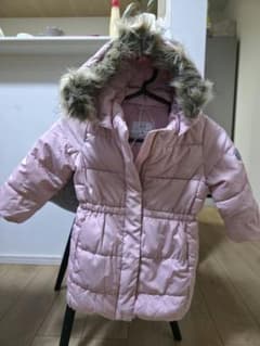 GAP キッズ 中綿コート ピンク ファー付のサムネイル