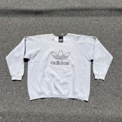 90s adidas usa製 短丈スウェット 肉厚ボディ あいみょん着用 y2 