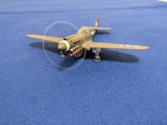 ハセガワ 1/72 米陸軍 P40ウォーホーク戦闘機 完成品 ギミック付きのサムネイル