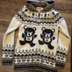 ヒステリックグラマー カウチンニット ヒスベア ファックベア
