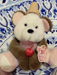 ヴィンテージ ICECREAM bear  ♡ ぬいぐるみのサムネイル